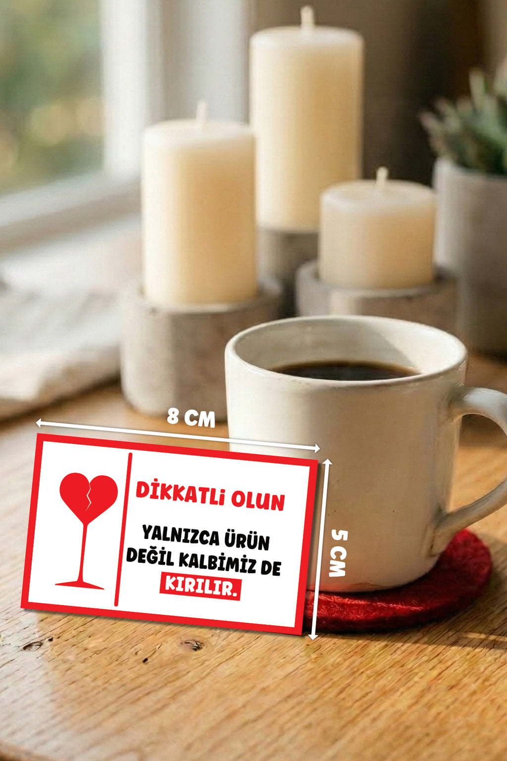 Rekbon Dikkatli Olun Kırılır Etiketi - Ambalaj Paketleme Etiketi