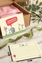 Rekbon Koşun Çocuklar Gülümseten Teşekkür Kartı - Notlu Teşekkür Kartı