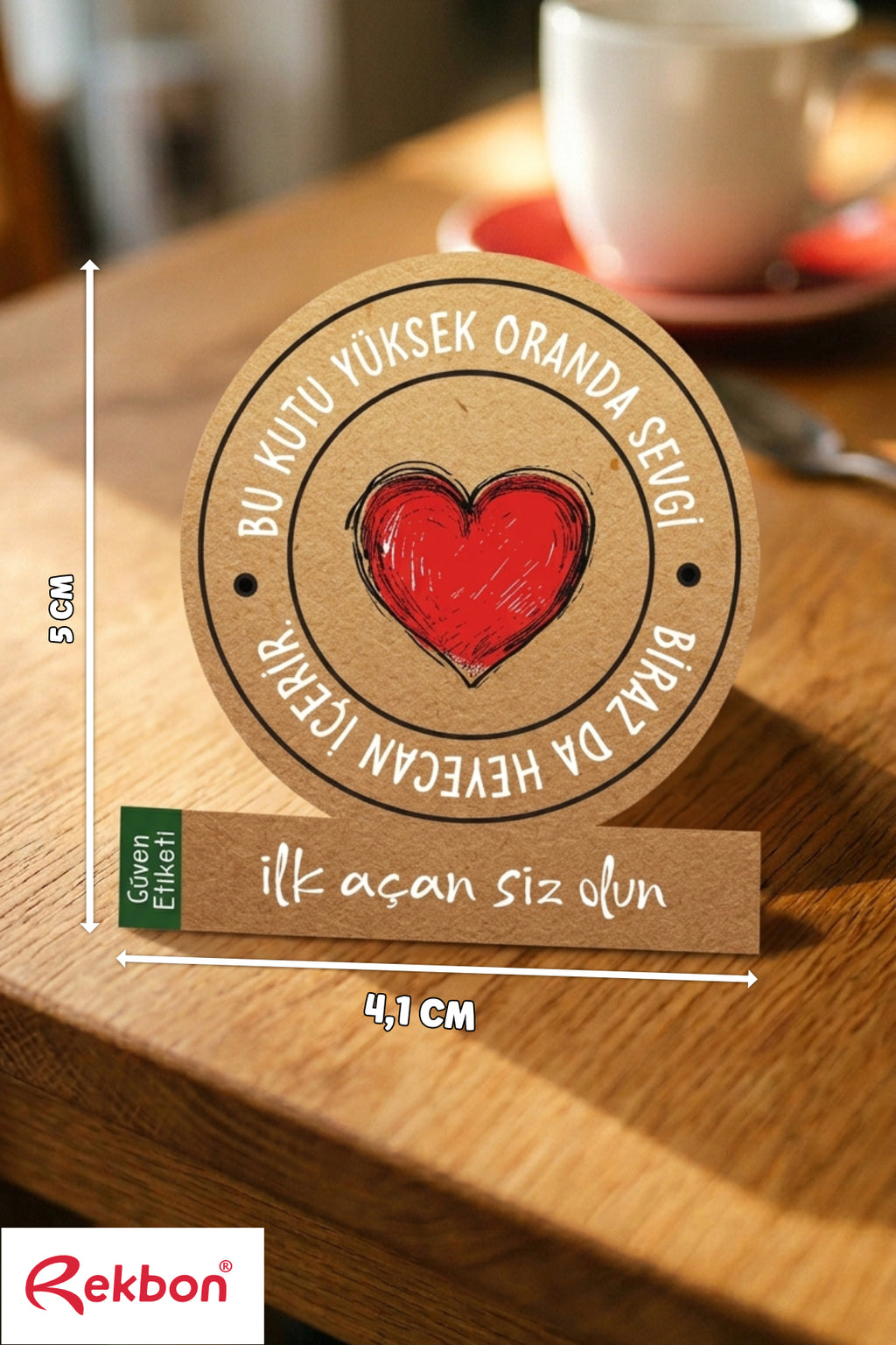 Rekbon İlk Açan Siz Olun Paketleme Güven Etiketi