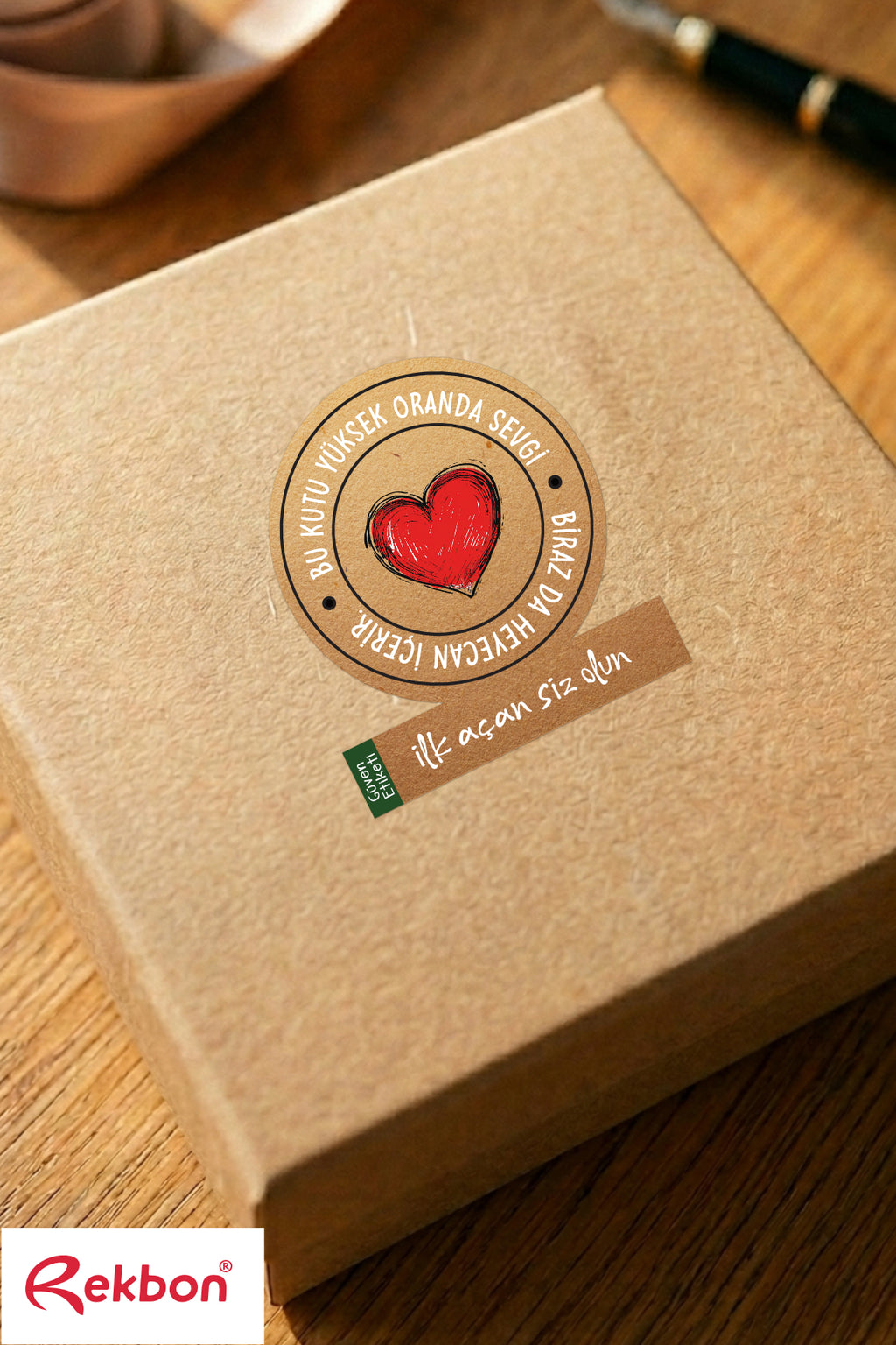 Rekbon İlk Açan Siz Olun Paketleme Güven Etiketi