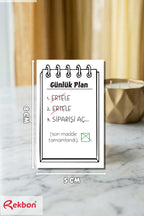 Rekbon Günlük Plan Tasarımlı Esprili Sipariş - Kargo Paketleme Etiketi