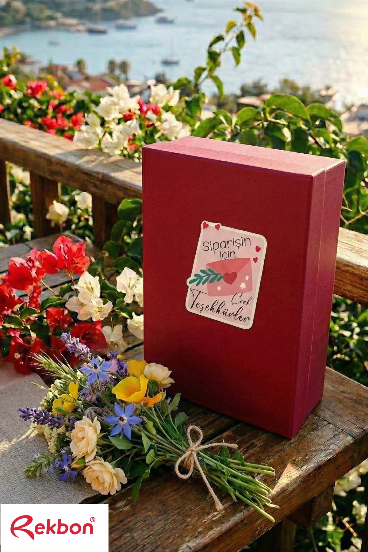 Rekbon Siparişin İçin Çok Teşekkürler Etiketi Sticker